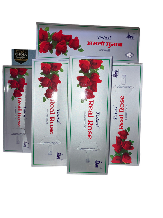 TULASI REAL ROSE INCENSE STICKS