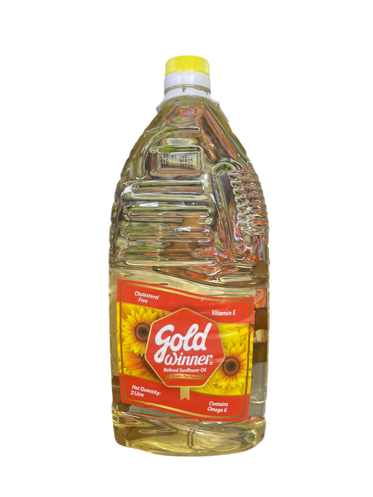 GOLD WINNER SUNFLOWER OIL 2 LITRE